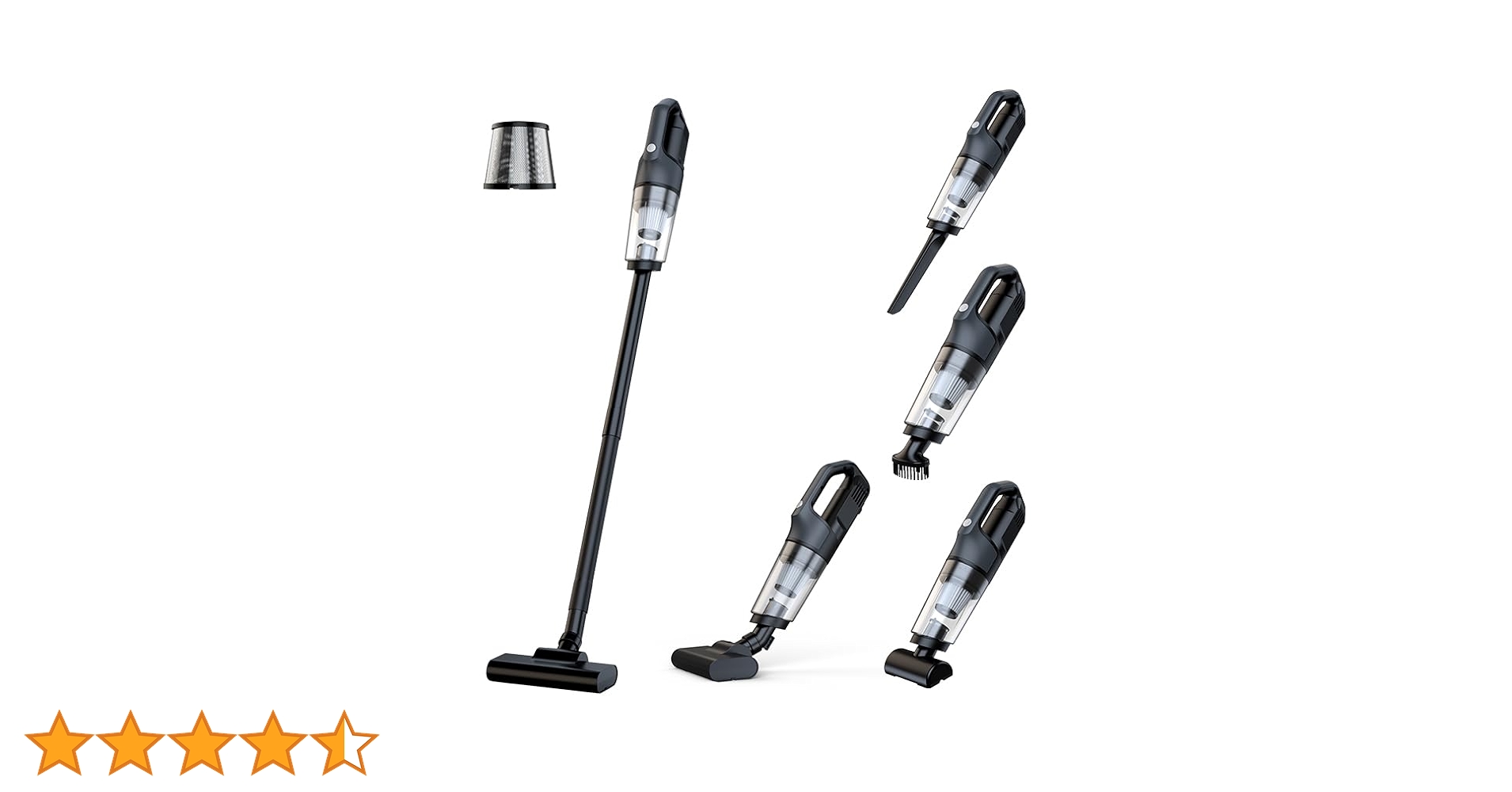 Amazon | 掃除機 コードレス Fochai【18000pa 強力吸引